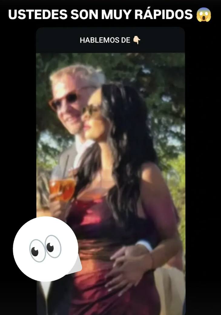 Pamela Díaz tierna con Felipe Kast - Instagram