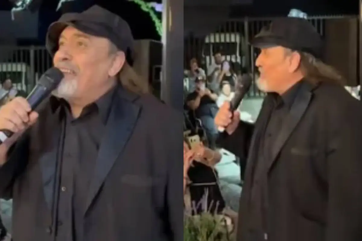 Negro Piñera volvió a los escenarios , Captura de redes sociales