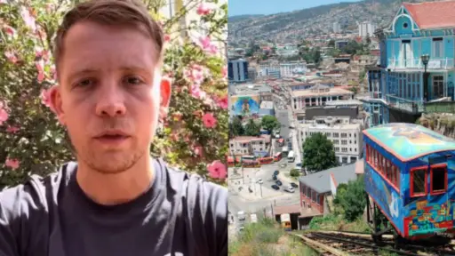 Turista inglés quedó decepcionado de Valparaíso, Lloyd Brown | TikTok