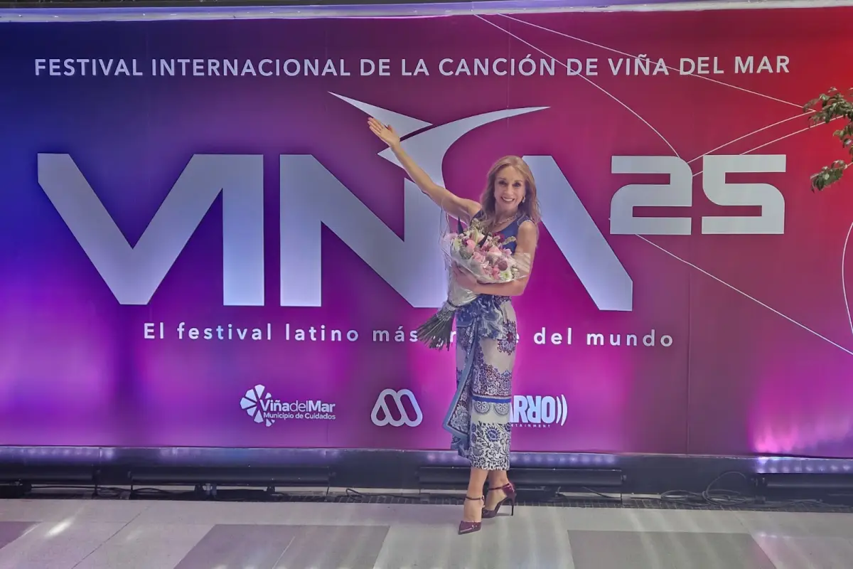 Karen Doggenweiler en su despedida de Mucho Gusto, Cedida