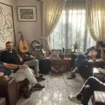 El panel de \CDYL\ en la casa de Daniel Jadue, Instagram