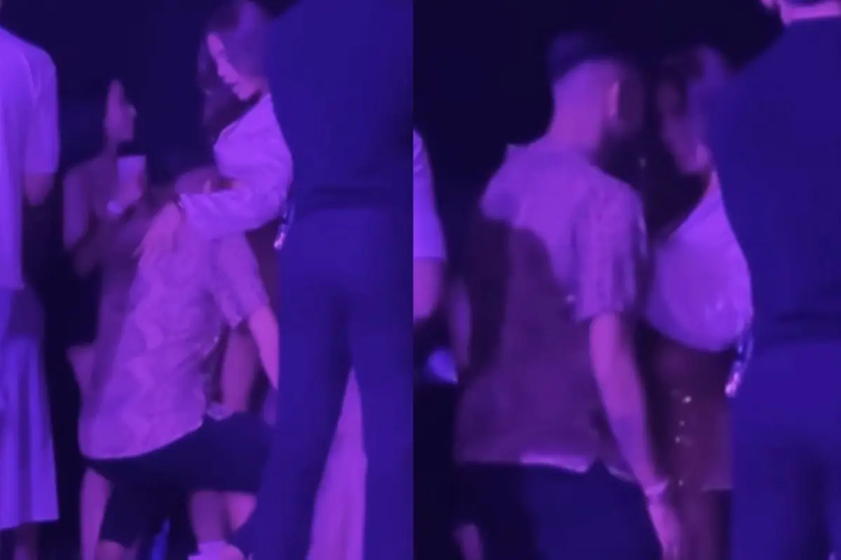 Mauricio Isla bailando con Emily Matute, Captura de pantalla