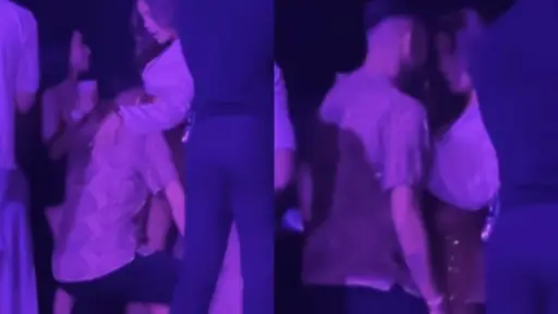 Mauricio Isla bailando con Emily Matute, Captura de pantalla