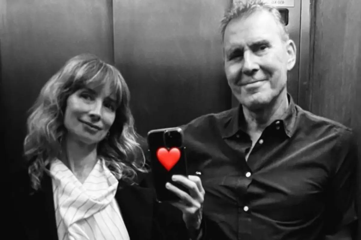 Cristián Campos junto a María José Prieto, Instagram