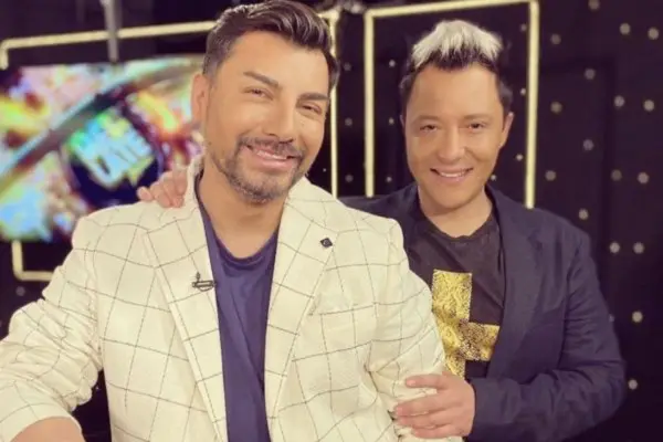 Andrés y Sergio juntos en televisión ,Captura