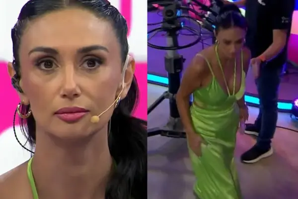 Pamela Díaz abandonó el set  de \