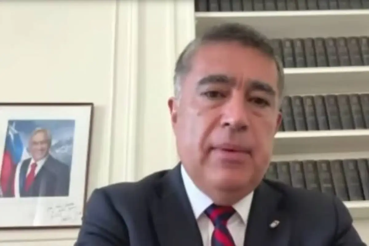 Mario Desbordes y el cuadro de Piñera, Captura de pantalla - Bío Bío