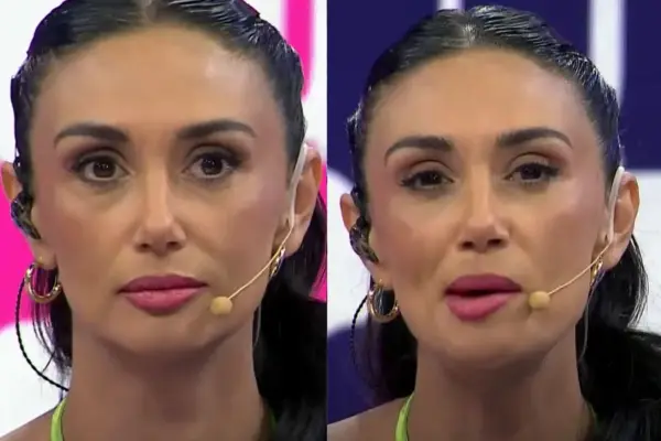 Pamela Díaz sufrió parálisis facial en TV ,Captura