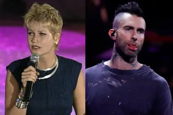 Xuxa y Adam Levine ,Redes sociales