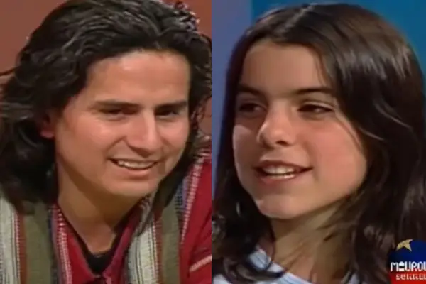 Pablo Herrera y Maite Orsini en 2000 ,Captura