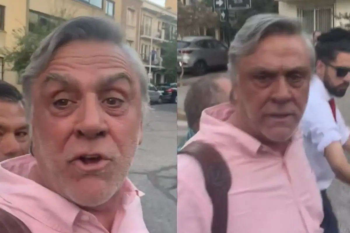 Pablo Longueira bastante molesto, Captura