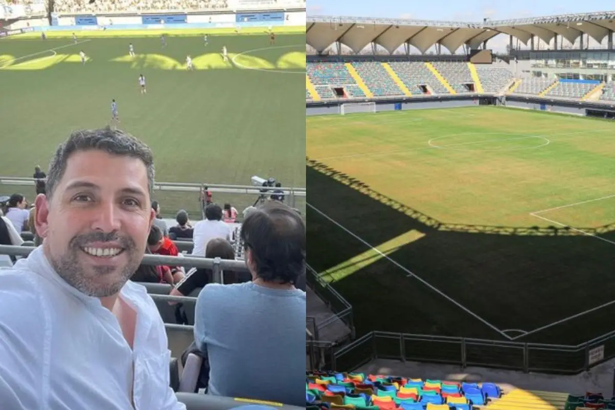 Daniel Reyes en la final del fútbol femenino jugada en La Florida, Instagram