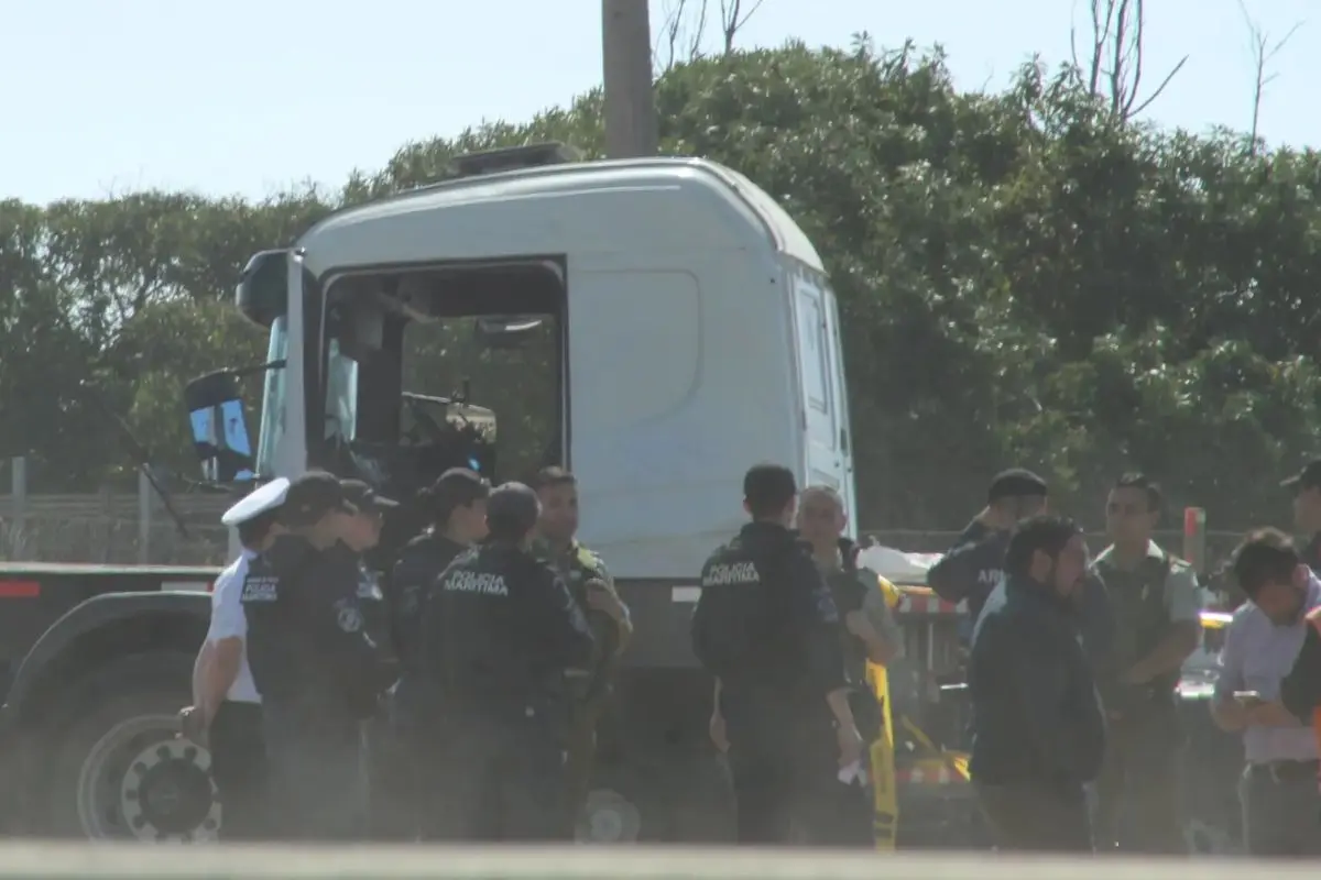 Camionero fue abatido en San Antonio, Captura