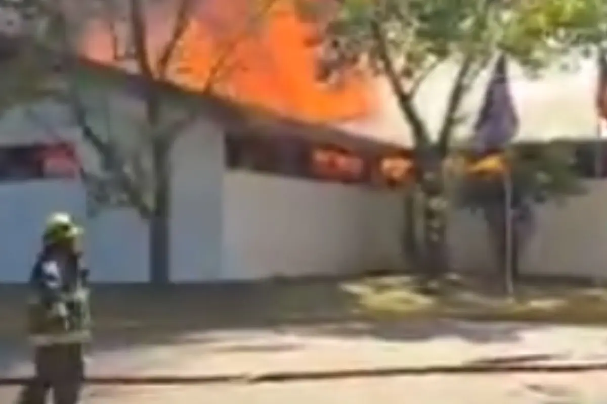 Incendio en el club de golf de La Dehesa, Redes sociales | X