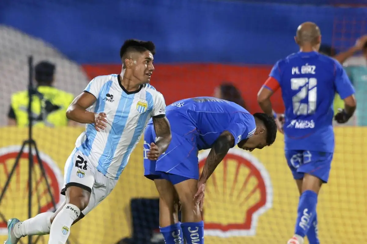 Javier Quiroz, el autor del gol del triunfo, Photosport