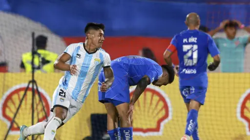 Javier Quiroz, el autor del gol del triunfo, Photosport