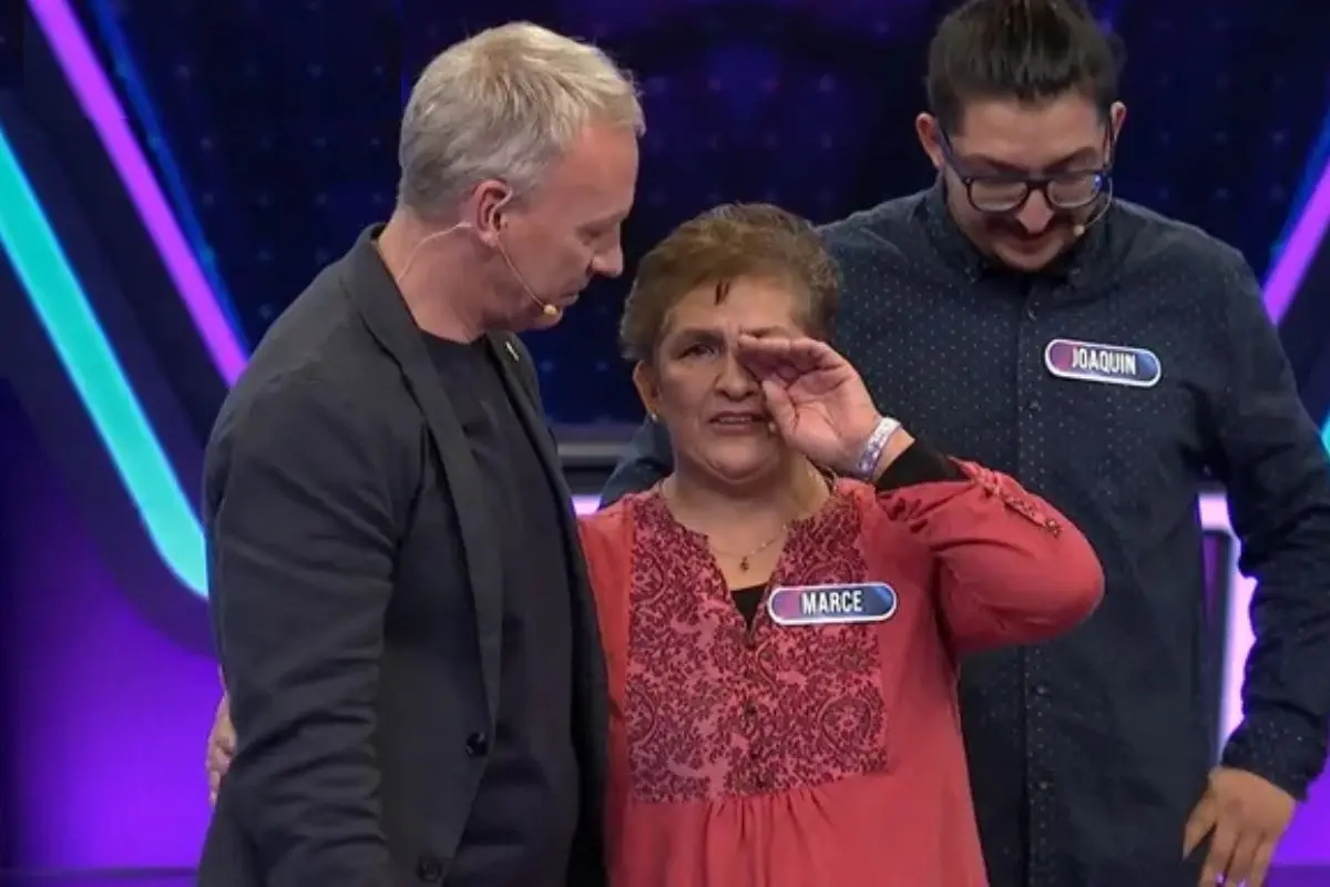 Martín Cárcamo y su noble gesto en televisión, Captura