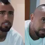 Arturo Vidal vio el partido de Colo Colo por TV, Captura