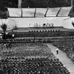El escenario del primer Festival, Municipalidad de Viña del Mar