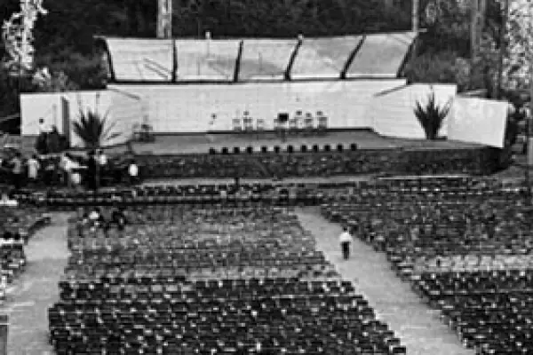 El escenario del primer Festival ,Municipalidad de Viña del Mar