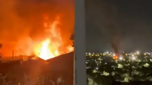 Incendio La Florida, Captura de pantalla