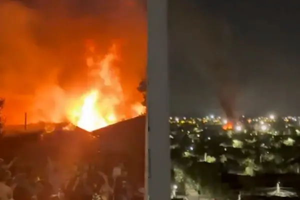 Incendio La Florida ,Captura de pantalla