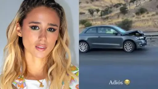 Valentina Torres sufrió accidente de tránsito, Redes sociales | Referencial