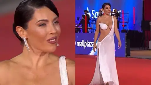 Daniela Aránguiz esta noche en Viña del Mar, Captura