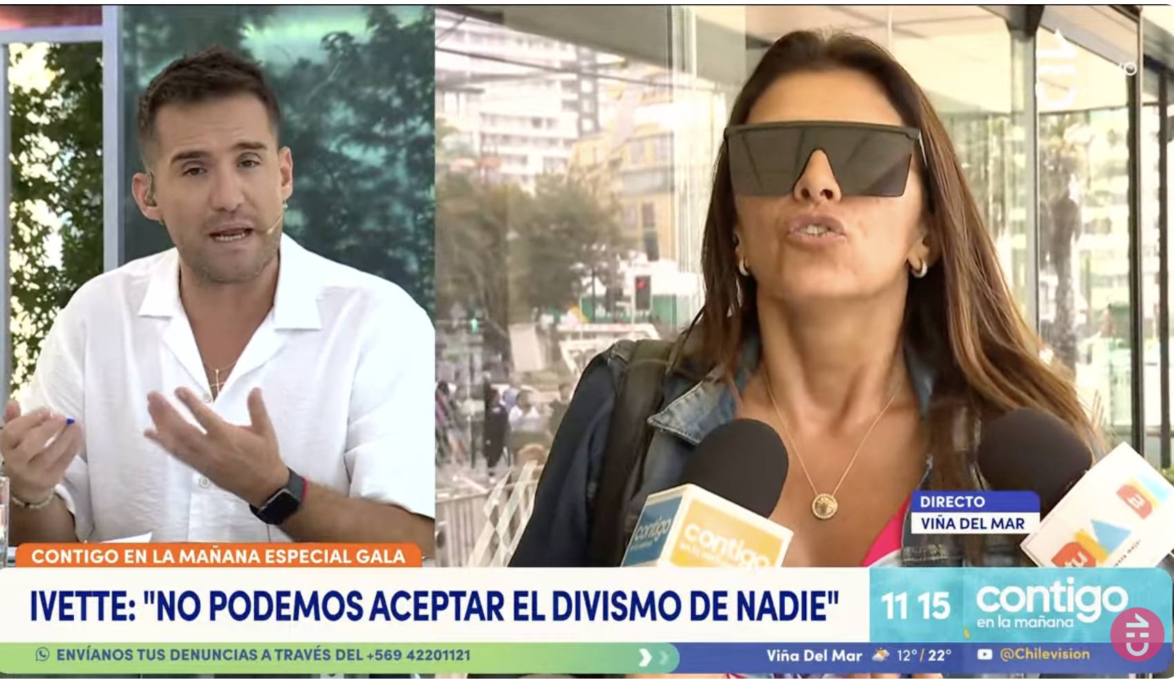 Ivette Vergara se quejó contra Tonka Tomicic - Captura de Chilevisión