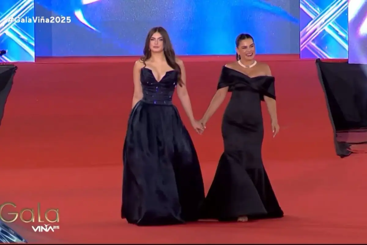 Ingrid Cruz y su hija, Captura de pantalla