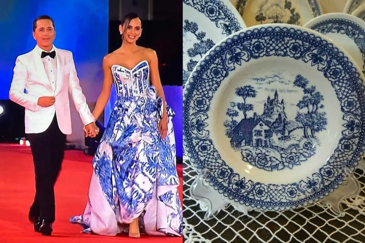 Karol Lucero y su pareja sobre la alfombra roja, Captura