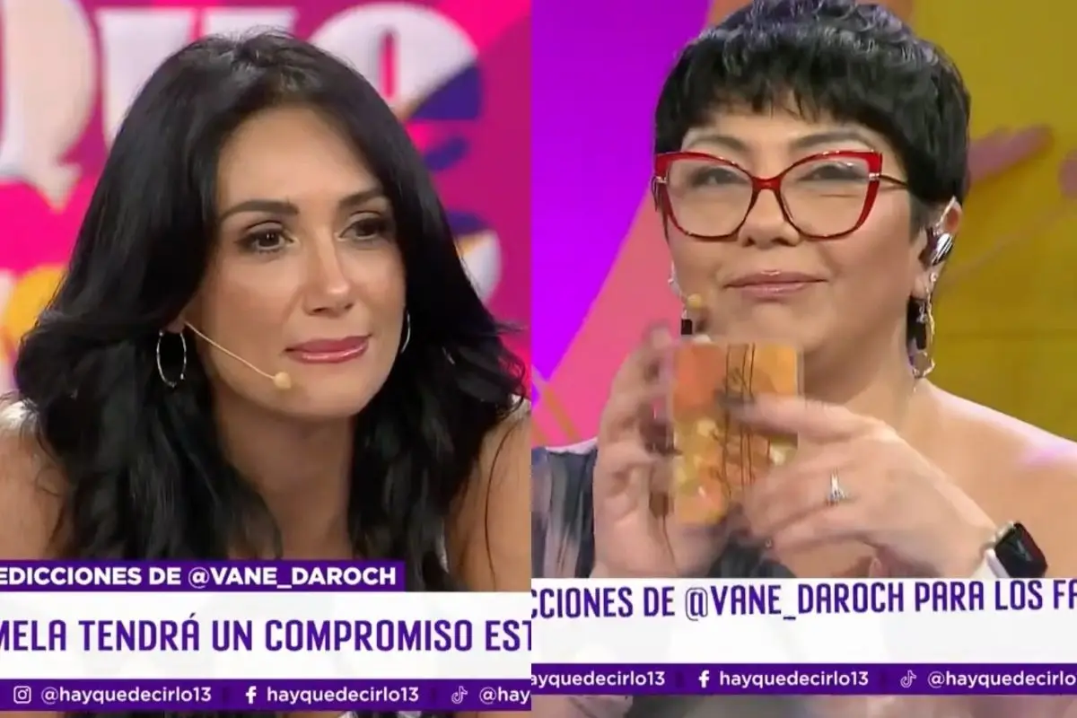 Pamela Díaz y Vanessa Daroch, Captura de pantalla