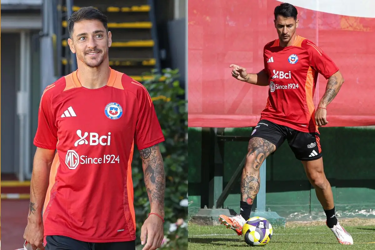 Fernando Zampedri entrenó junto a la Roja, Instagram