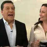 Julio César Rodríguez y Andrea Arístegui en CHV, Captura