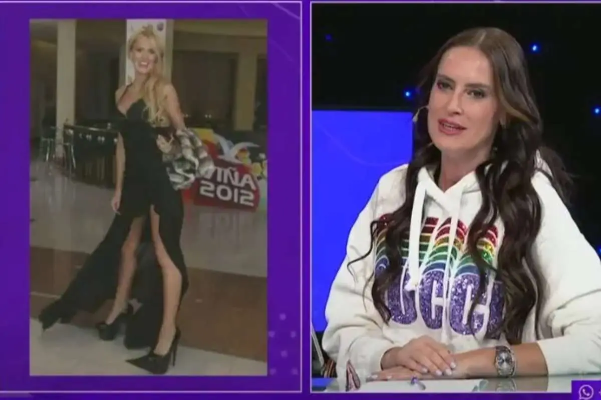 Adriana Barrientos y su foto de rubia, Captura de pantalla - Fotech