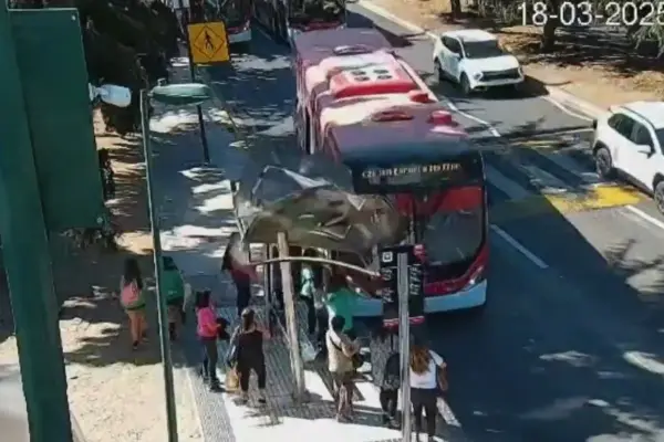 Bus RED se fue encima de los pasajeros ,Captura