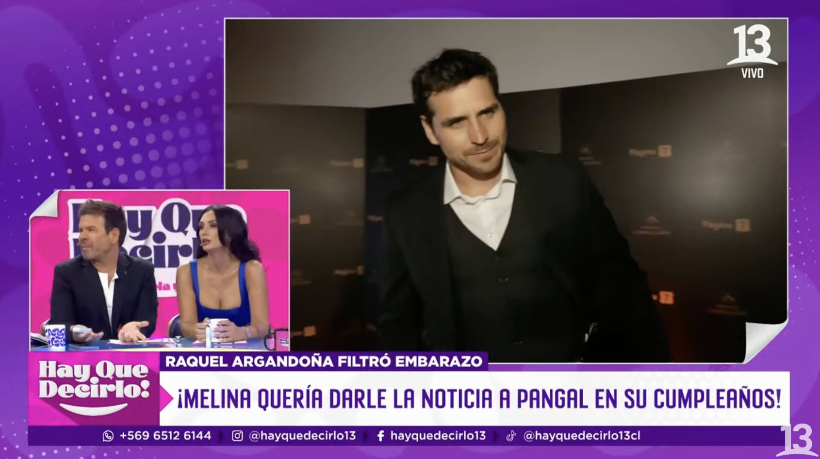 Pamela Díaz reveló más datos del bebé de Pangal. - Canal 13