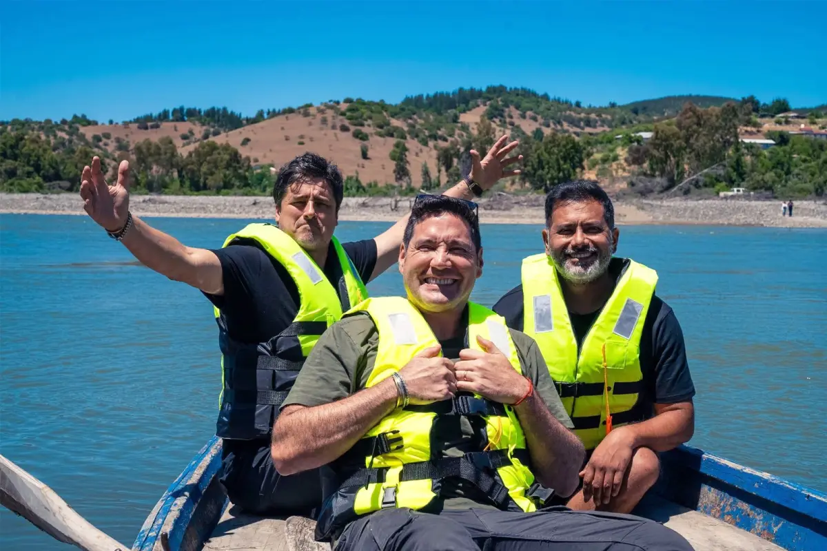 Jorge Zabaleta, Pancho Saavedra y Pedro Ruminot , Cedida