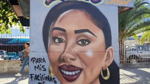 Polémico mural de Naya Fácil en Curicó , El Abujone | Instagram