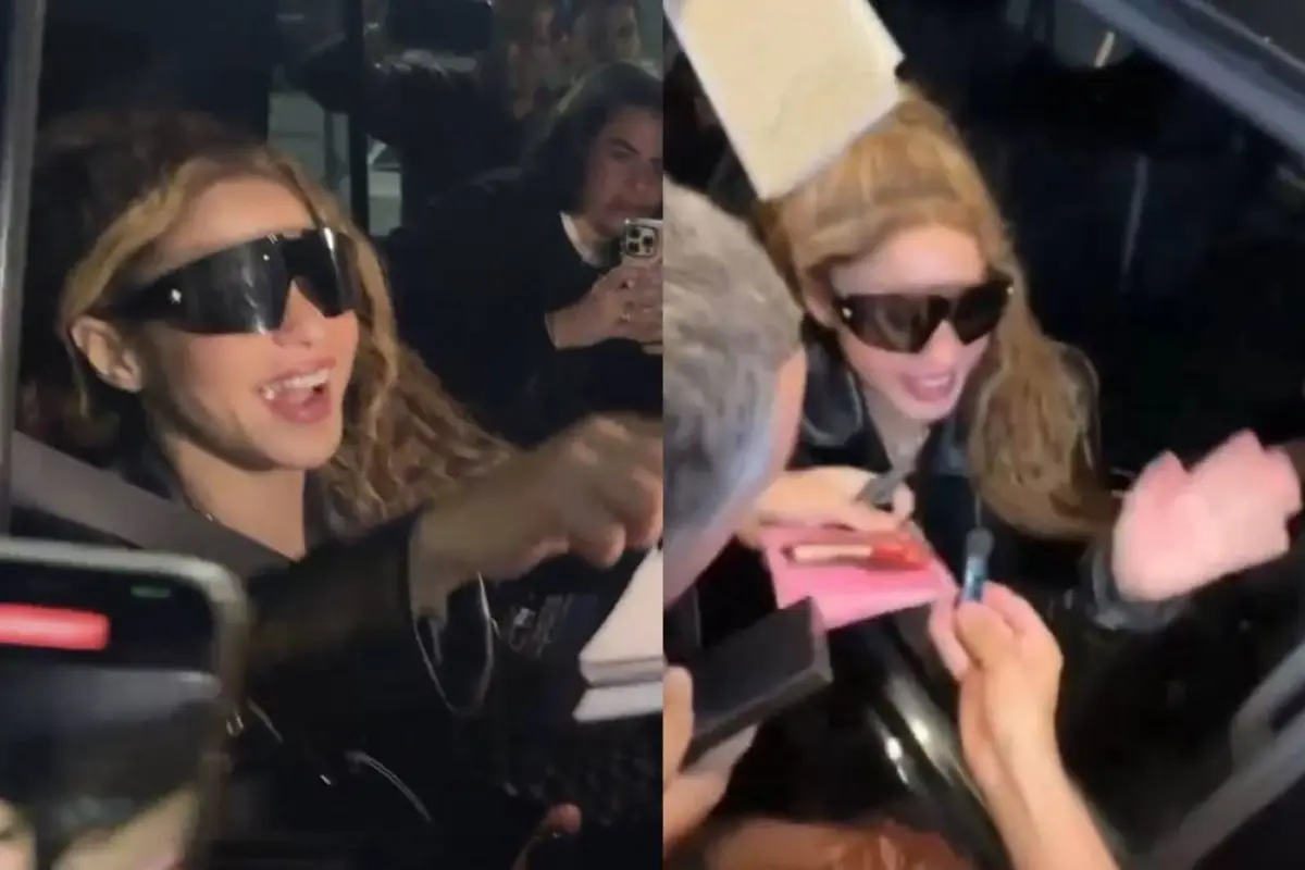 Shakira ya llegó a Chile, X