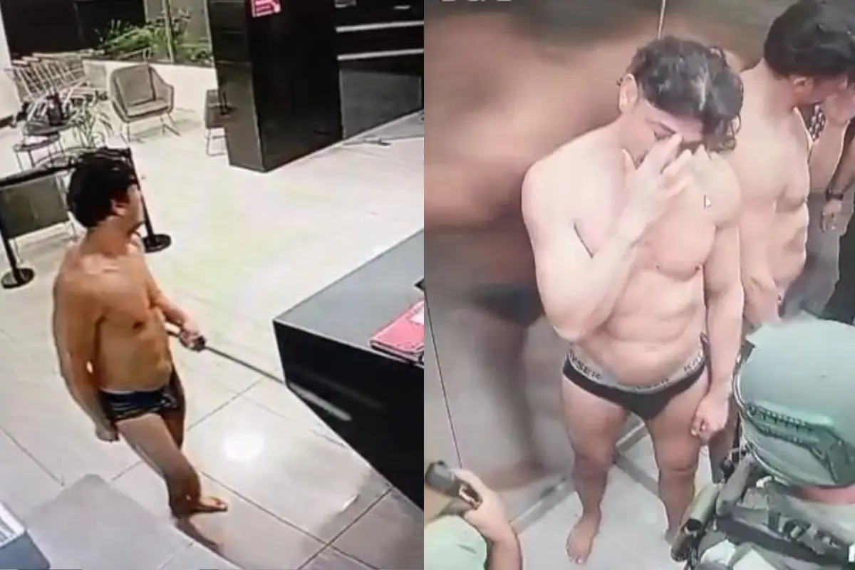 El vecino de la katana fue detenido, Captura