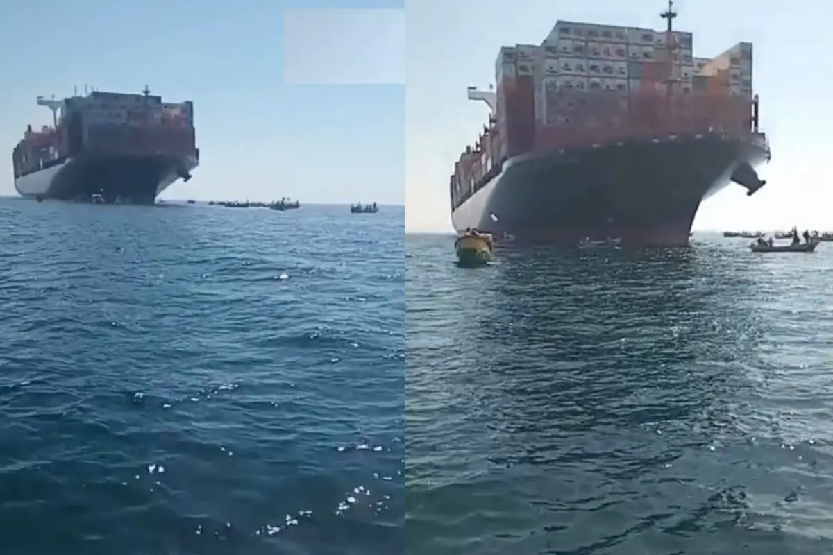 Pescadores bloquearon paso de grandes buques, Captura