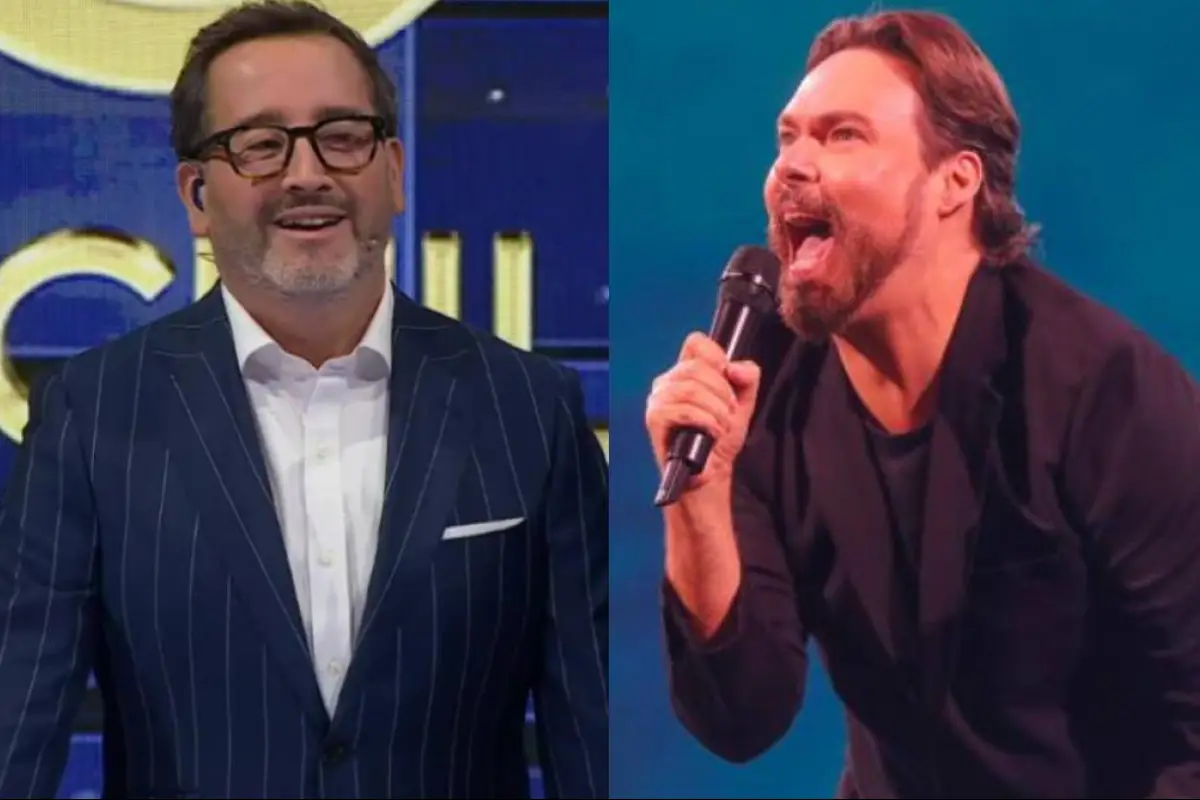 Eduardo Fuentes recordó a George Harris y le dedicó ácida broma, TVN | Referencial