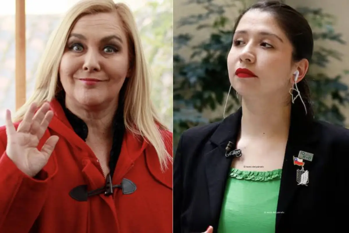 Pamela Jiles y Consuelo Veloso