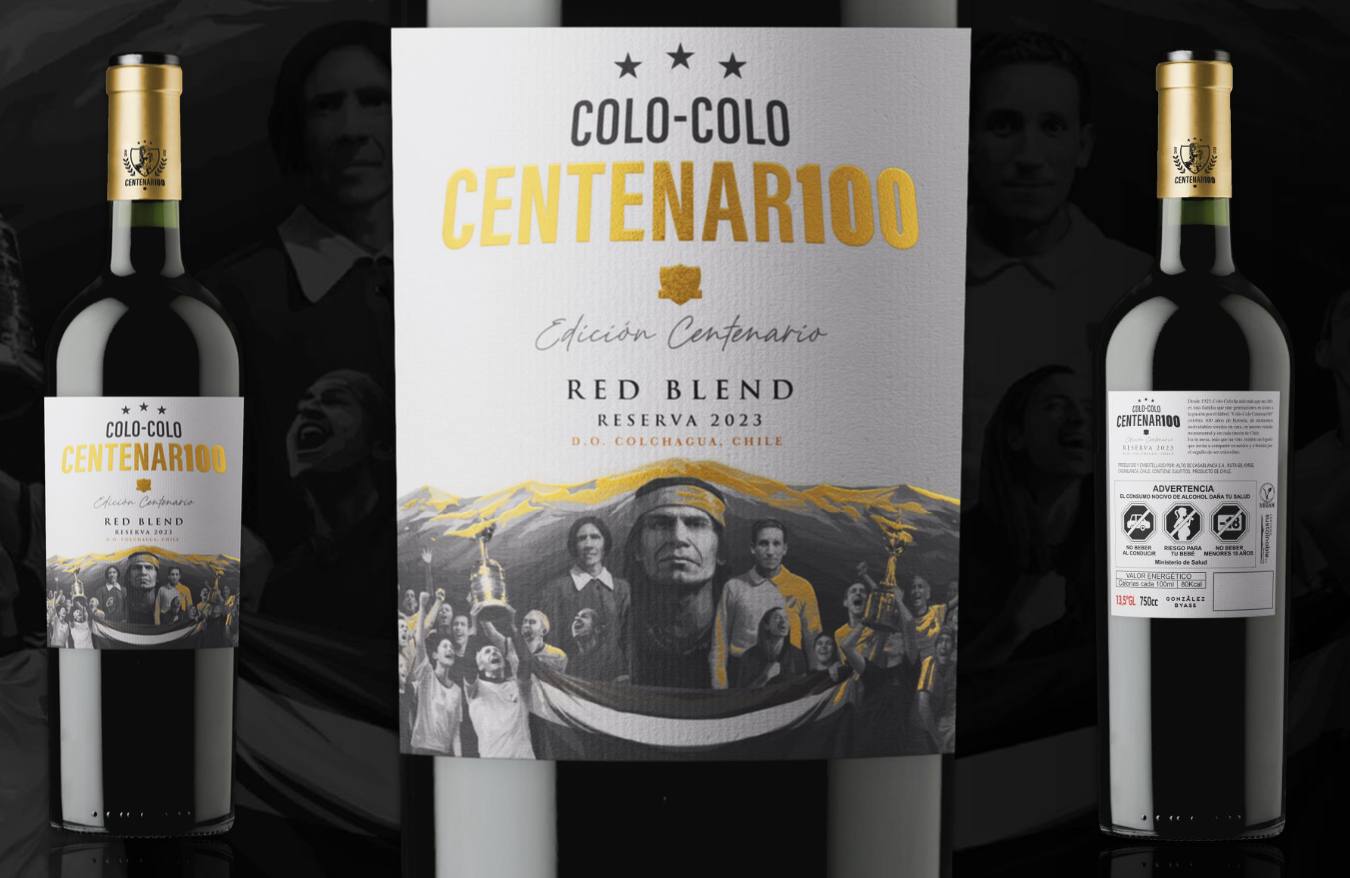 A partir de este 1 de abril saldrá a la venta el vino Centenario de Colo Colo - cedida