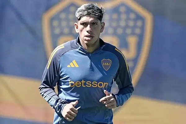 Carlos Palacios entrenando en Boca Juniors ,Instagram