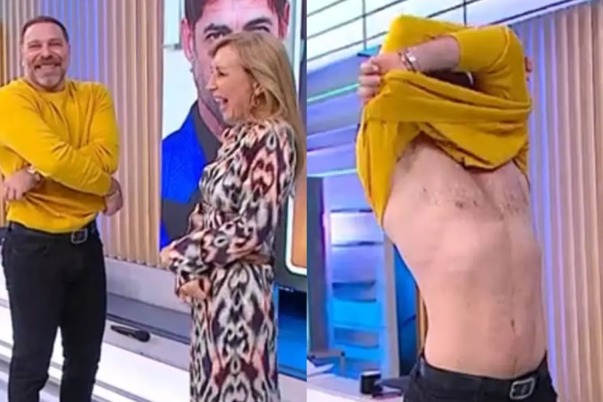 Neme quedó a torso desnudo tras recrear osada escena de JLo y William Levy, Captura de Mega