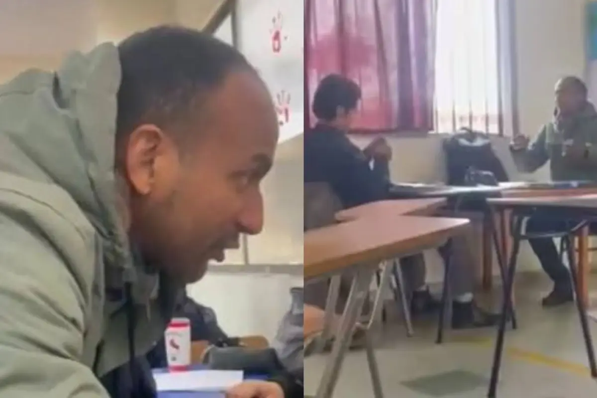 Viralizan a profesor extranjero amenazando a estudiante en San Ramón, Captura