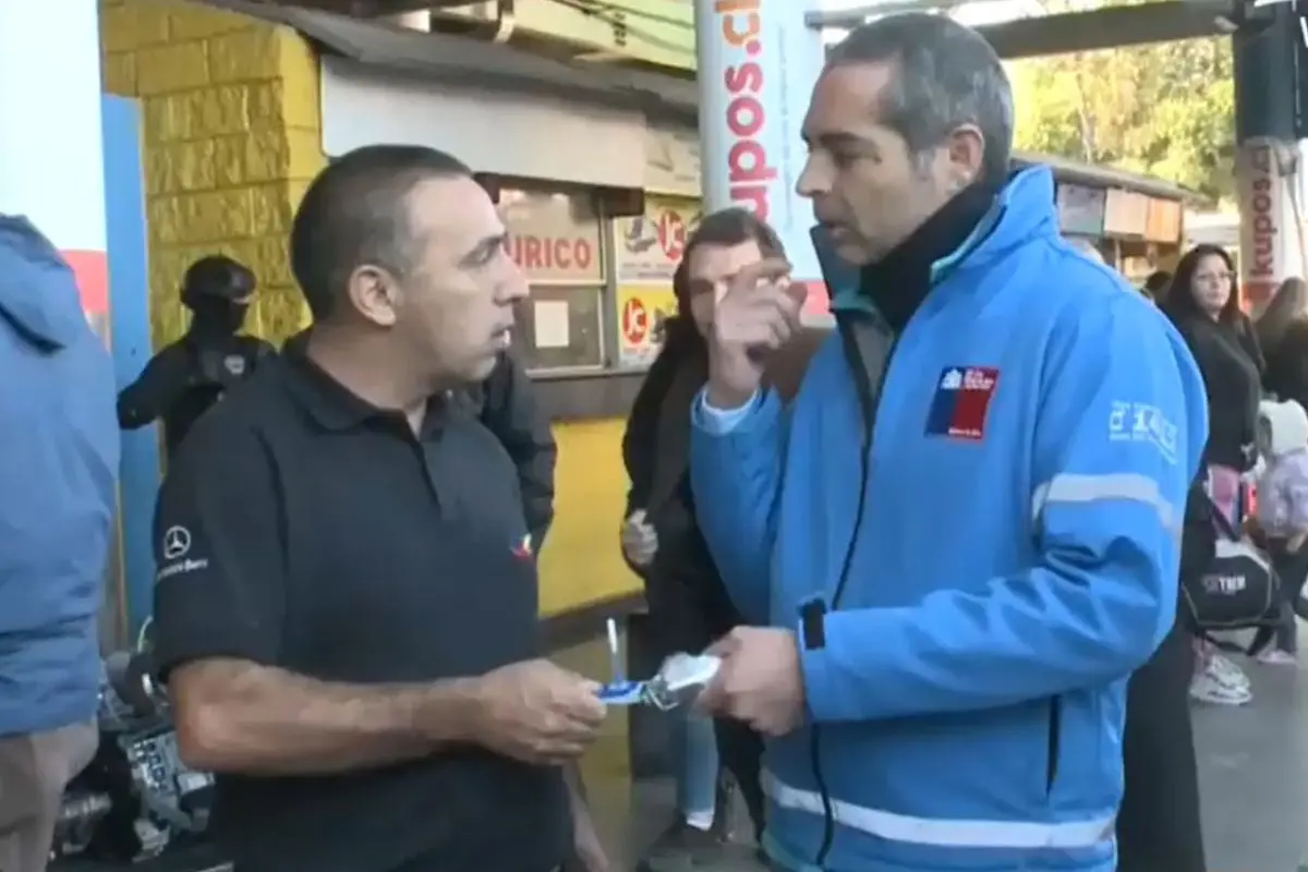 Intensa fiscalización en el Terminal de Buses, Captura