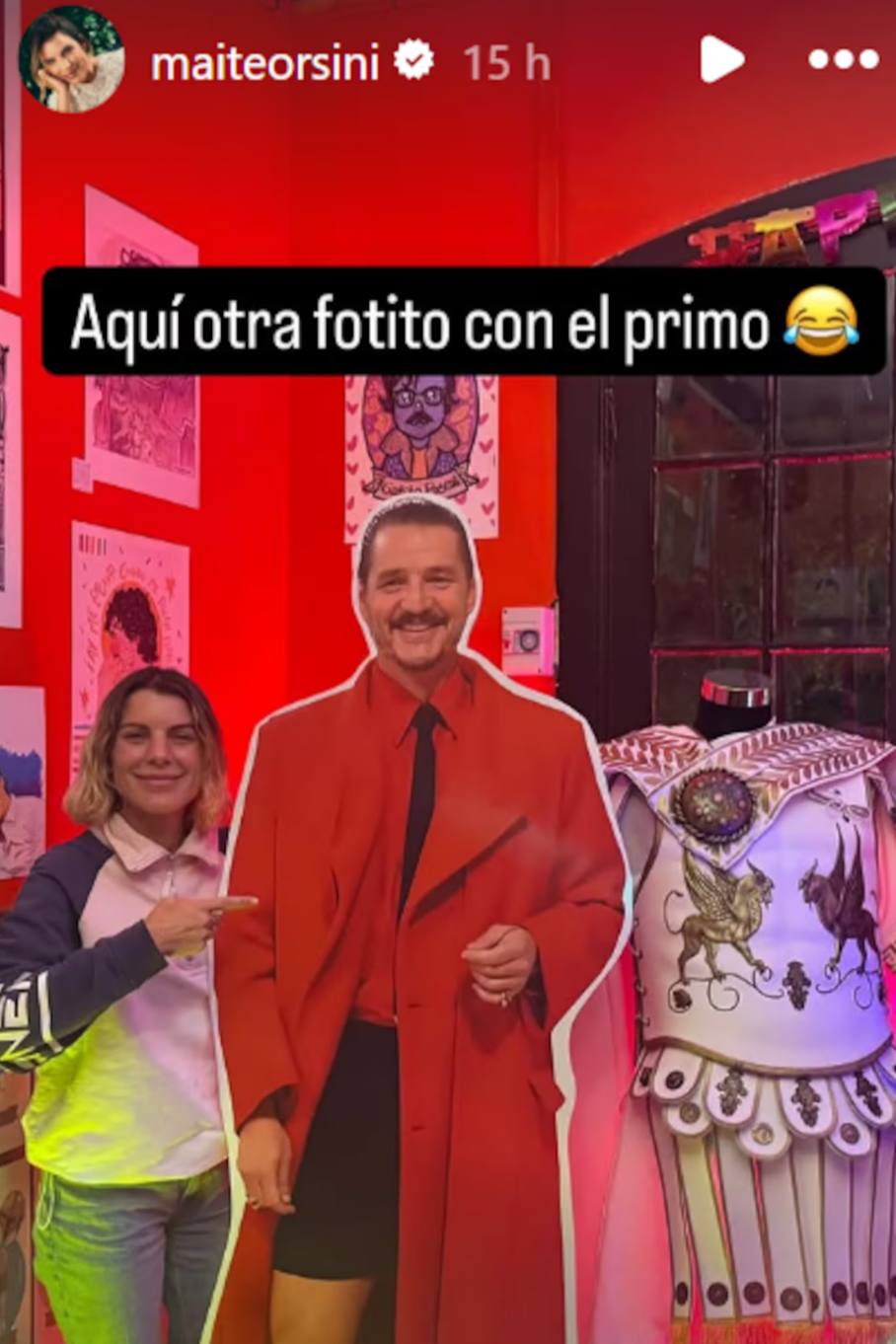 Publicación de Maite Orsini  - Redes sociales 